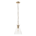 Endon 112859 - Luster na reťazi HARLOW 1xE27/10W/230V mosadz