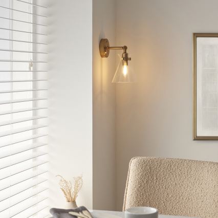 Endon 112861 - Nástenné bodové svietidlo HARLOW 1xE14/7W/230V zlaté