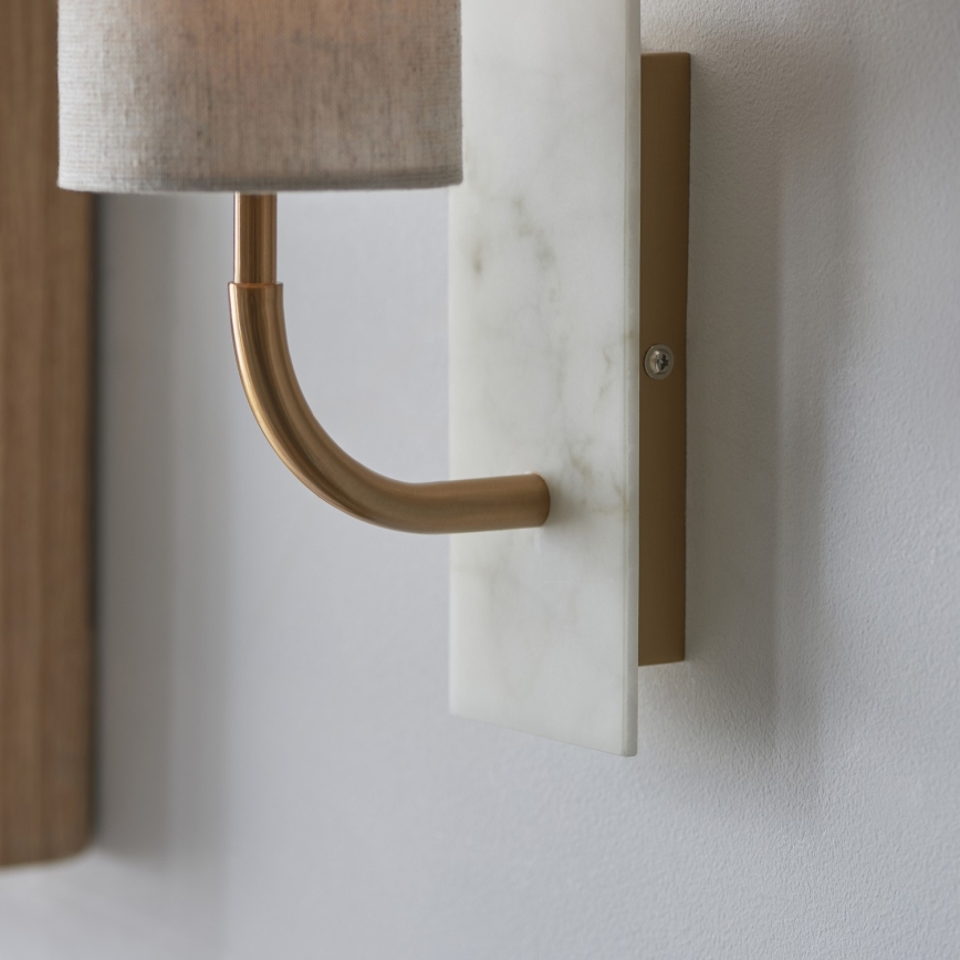 Endon 114203 - Nástenné svietidlo 1xE14/7W/230V béžová/zlatá