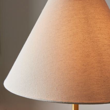 Endon 114209 - Stojacia lampa 1xE27/10W/230V béžová/zlatá