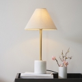 Endon 114211 - Stolná lampa 1xE14/7W/230V béžová/mosadz