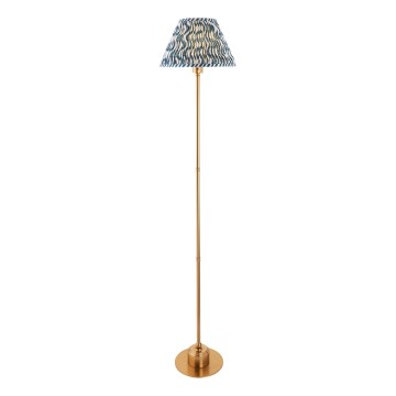 Endon 114778 - LED Stmievateľná nabíjacia stojacia lampa BURLEY LED/1,5W/5V 3600 mAh mosadz/modrá