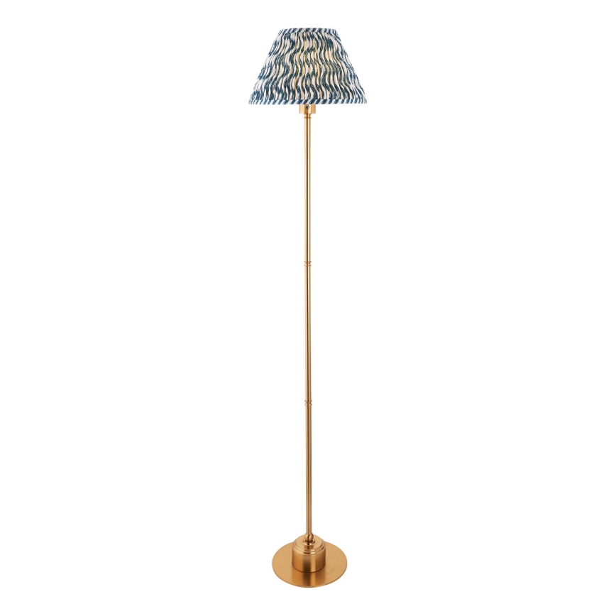 Endon 114778 - LED Stmievateľná nabíjacia stojacia lampa BURLEY LED/1,5W/5V 3600 mAh mosadz/modrá