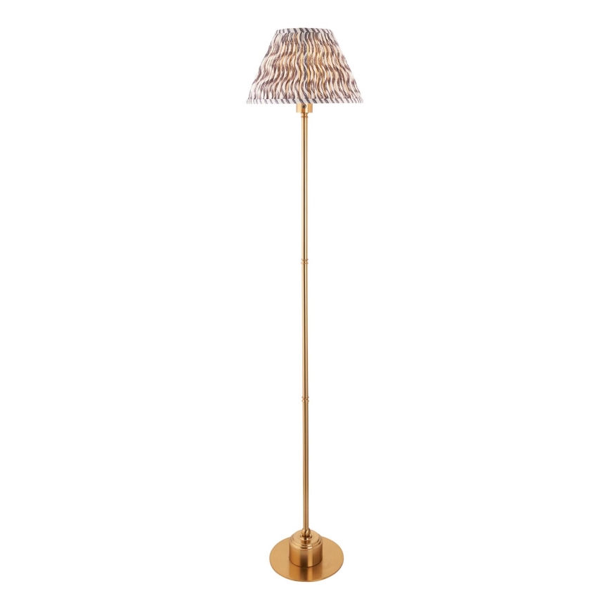 Endon 114785 - LED Stmievateľná nabíjacia stojacia lampa BURLEY LED/1,5W/5V mosadz/šedá