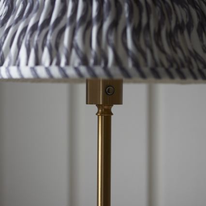 Endon 114785 - LED Stmievateľná nabíjateľná stojacia lampa BURLEY LED/1,5W/5V 3600 mAh mosadz/šedá