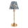 Endon 114796 - LED Stmievateľná nabíjacia stolná lampa BURLEY LED/1,5W/5V 3600 mAh mosadz/modrá