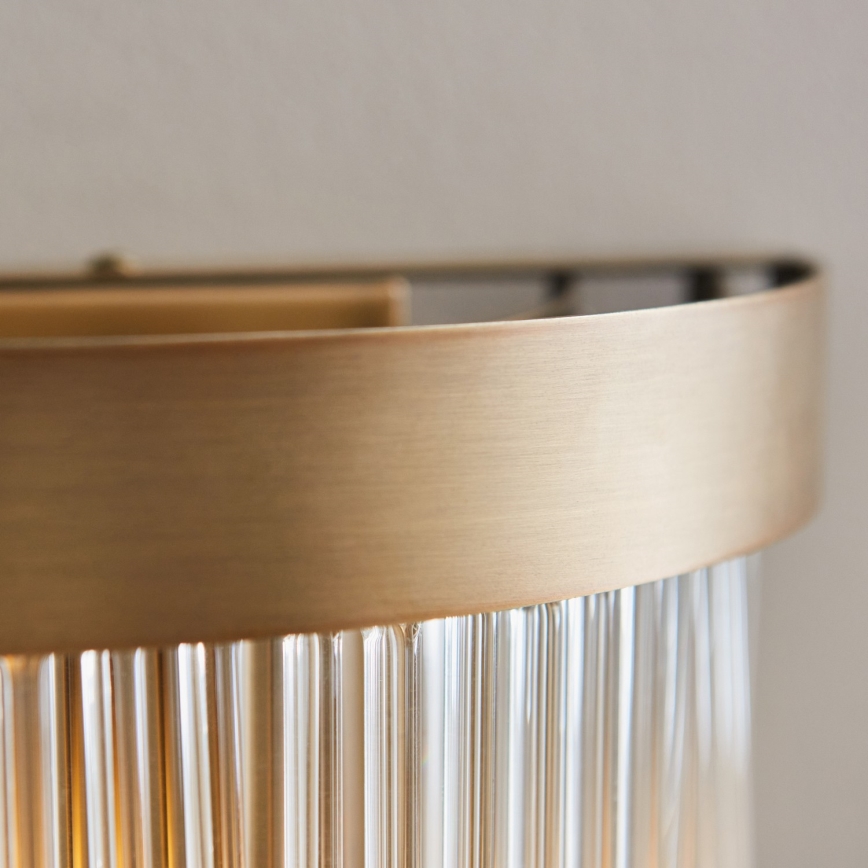 Endon 119125 - Nástenné svietidlo CLERMONT 2xE14/6W/230V mosadz