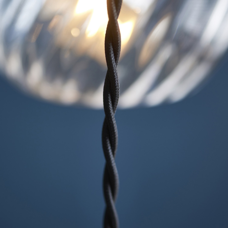 Endon 119435 - Závesný luster na lanku ALLEGRA 5xE14/7W/230V mosadz