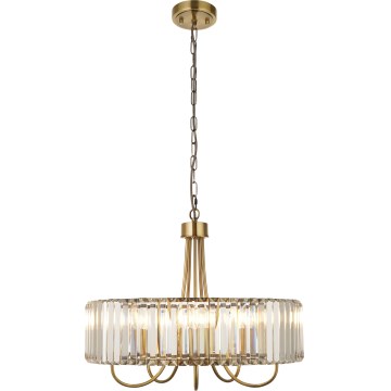 Endon 119610 - Luster na reťazi VISCONTI 5xE14/6W/230V mosadz