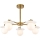 Endon 120037 - Luster na tyči CERCHIO 5xG9/5W/230V mosadz