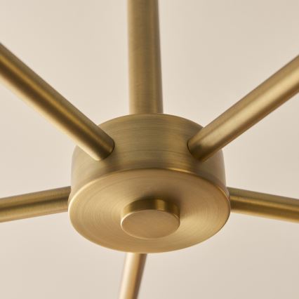 Endon 120037 - Luster na tyči CERCHIO 5xG9/5W/230V mosadz