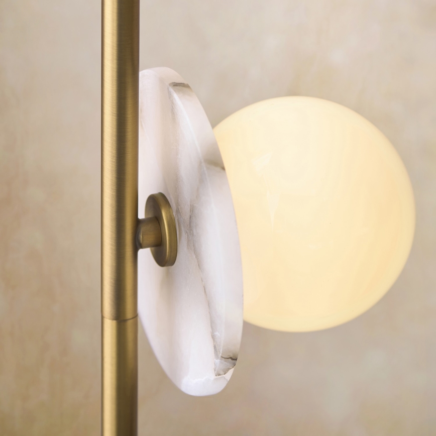 Endon 120042 - Stojacia lampa CERCHIO 3xG9/5W/230V mosadz