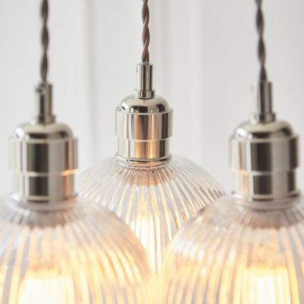 Endon 120652 - Luster na lankách 3xE27/10W/230V lesklý chróm