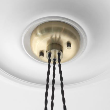 Endon 120656 - Závesný luster na lanku 3xE27/10W/230V mosadz