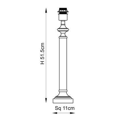 Endon 122515 - Stolná lampa AVEBURY 1xE27/10W/230V mosadz/zelená