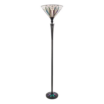 Endon 63933 - Stojacia lampa Tiffany ASTORIA 1xE27/60W/230V, priemer 40 cm