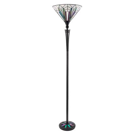 Endon 63933 - Stojacia lampa Tiffany ASTORIA 1xE27/60W/230V, priemer 40 cm