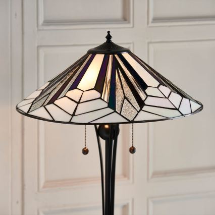 Endon 63934 - Stojaca lampa Tiffany ASTORIA 2xE27/60W/230V pr. 48 cm