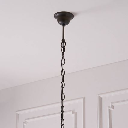 Endon 63937 - Luster na reťazi Tiffany ASTORIA 1xE27/60W/230V pr. 40 cm