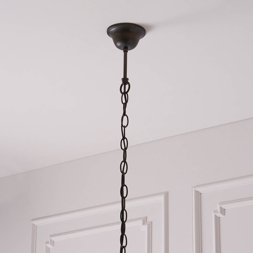Endon 63937 - Luster na reťazi Tiffany ASTORIA 1xE27/60W/230V pr. 40 cm