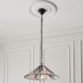 Endon 63938 - Luster na reťazi Tiffany ASTORIA 1xE27/60W/230V pr. 48 cm