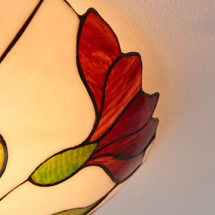 Endon 63960 - Stropné svietidlo Tiffany BOTANICA 2xE27/60W/230V priemer 45 cm