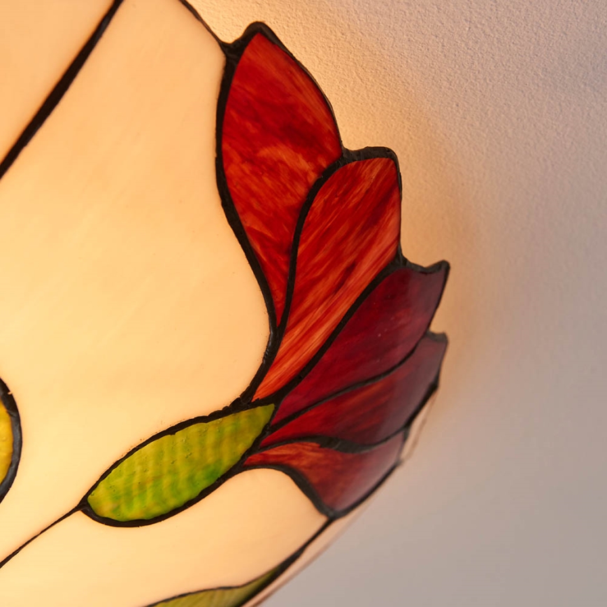 Endon 63960 - Stropné svietidlo Tiffany BOTANICA 2xE27/60W/230V priemer 45 cm