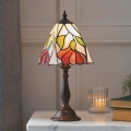 Endon 63963 - Stolná lampa Tiffany BOTANICA 1xE14/40W/230V, priemer 16 cm