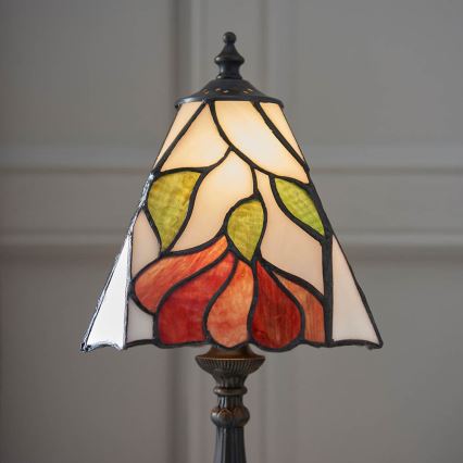 Endon 63963 - Stolná lampa Tiffany BOTANICA 1xE14/40W/230V, priemer 16 cm