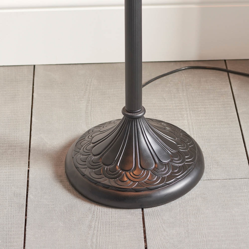 Endon 63972 - Stojacia lampa BROOKLYN 2xE27/60W/230V priemer 50 cm