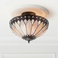 Endon 63978 - Prisadené stropné svietidlo Tiffany BROOKLYN 3xE27/60W/230V, priemer 40 cm