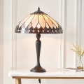 Endon 63982 - Stolná lampa Tiffany BROOKLYN 1xE27/60W/230V priemer 40 cm