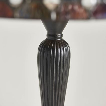 Endon 63982 - Stolná lampa Tiffany BROOKLYN 1xE27/60W/230V priemer 40 cm