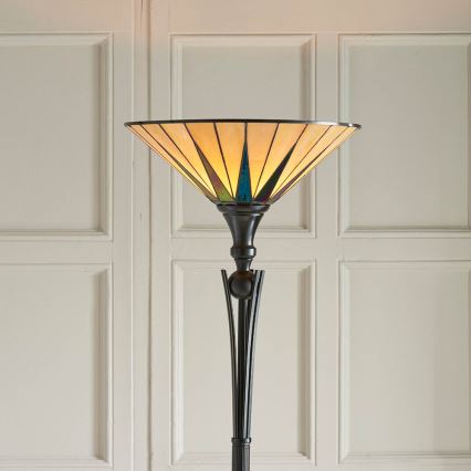 Endon 64042 - Stojacia lampa DARK STAR 1xE27/60W/230V pr. 42 cm