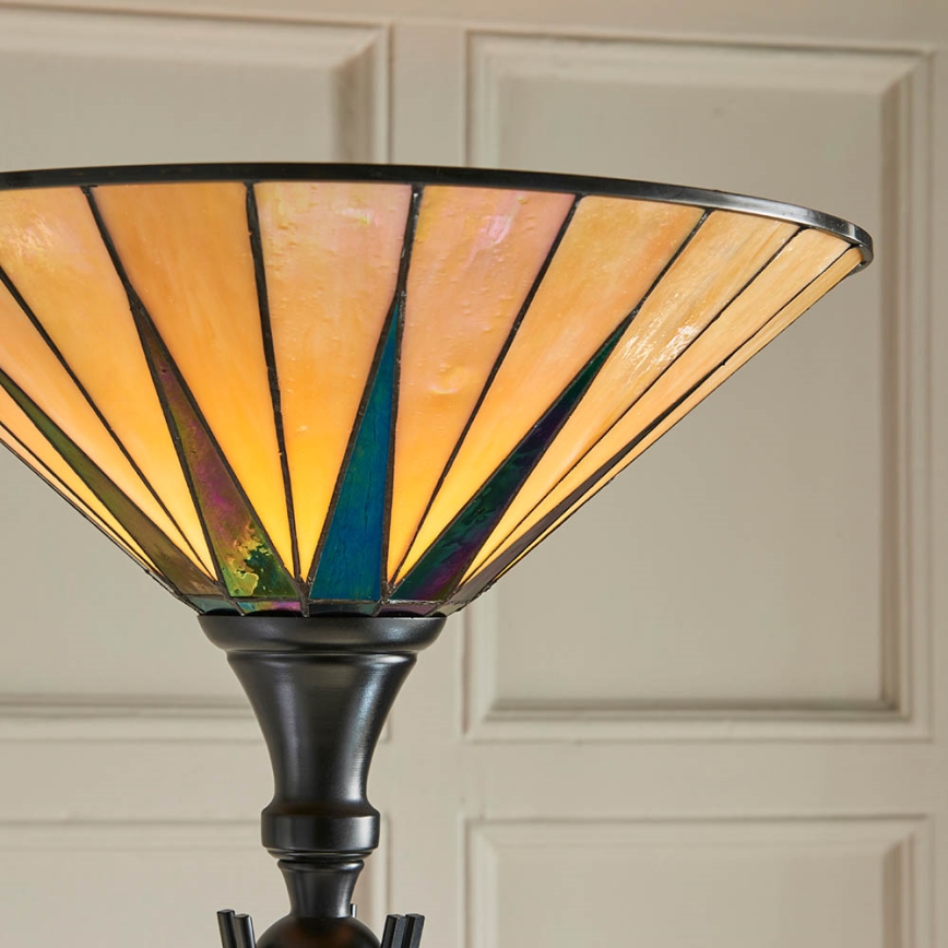 Endon 64042 - Stojacia lampa DARK STAR 1xE27/60W/230V pr. 42 cm