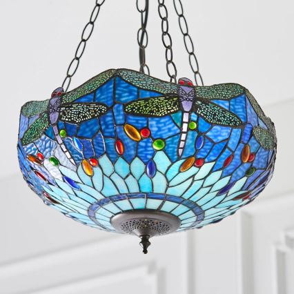 Endon 64075 - Luster na reťazi DRAGONFLY 3xE27/60W/230V pr. 41 cm