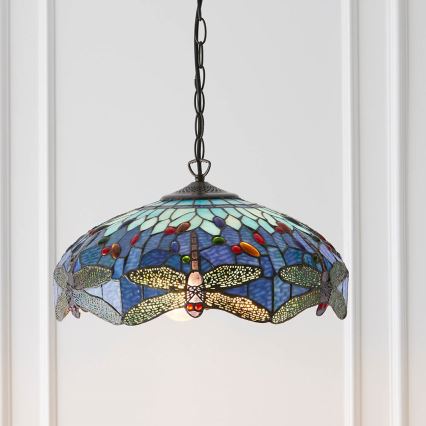 Endon 64080 - Závesný luster na reťazi DRAGONFLY 3xE27/60W/230V pr. 41 cm