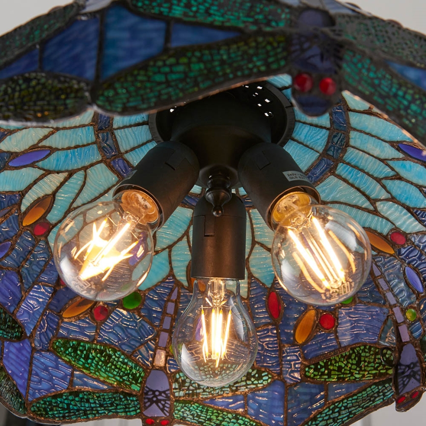 Endon 64080 - Závesný luster na reťazi DRAGONFLY 3xE27/60W/230V pr. 41 cm