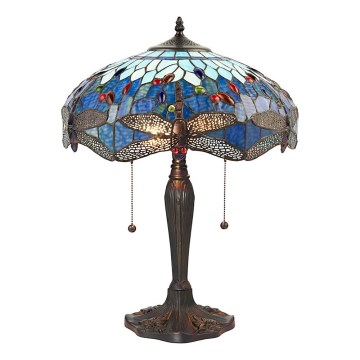 Endon 64089 - Stolná lampa DRAGONFLY 2xE27/60W/230V pr. 41 cm