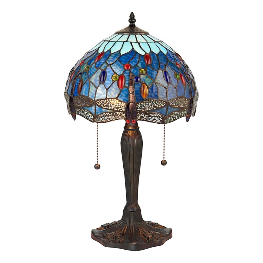 Endon 64090 - Stolná lampa DRAGONFLY 2xE27/60W/230V pr. 30 cm