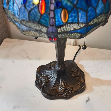 Endon 64090 - Stolná lampa DRAGONFLY 2xE27/60W/230V pr. 30 cm