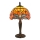 Endon 64091 - Stolná lampa Tiffany DRAGONFLY 1xE14/40W/230V priemer 20 cm