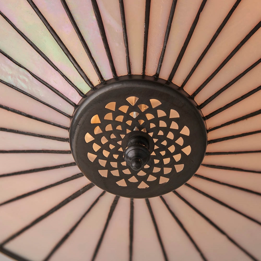 Endon 64145 - Stropné svietidlo Tiffany FARGO 2xE27/60W/230V pr. 41,5 cm