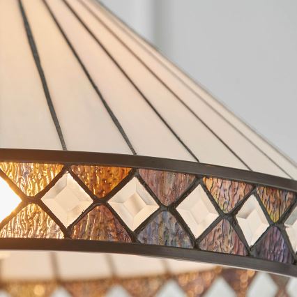 Endon 64147 - Luster na reťazi FARGO 1xE27/60W/230V pr. 50 cm
