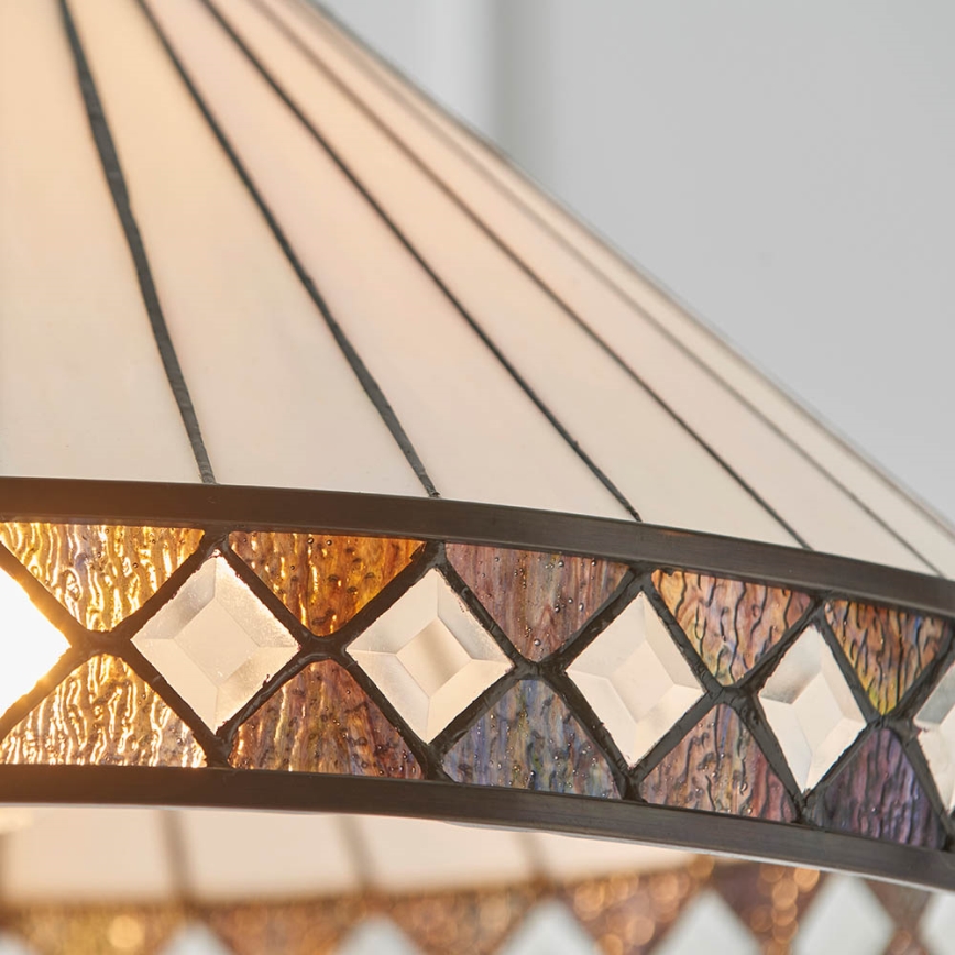 Endon 64147 - Luster na reťazi FARGO 1xE27/60W/230V pr. 50 cm