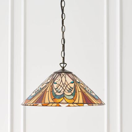 Endon 64162 - Luster na reťazi HECTOR 1xE27/60W/230V pr. 40 cm