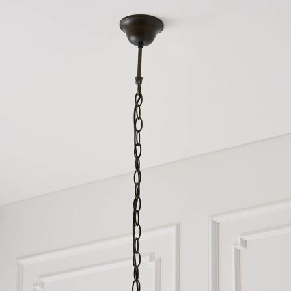 Endon 64176 - Luster na reťazi Tiffany HUTCHINSON 1xE27/60W/230V pr. 40 cm