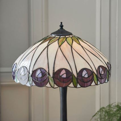 Endon 64177 - Stolná lampa HUTCHINSON 1xE27/60W/230V pr. 40 cm