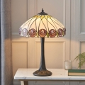 Endon 64177 - Stolná lampa Tiffany HUTCHINSON 1xE27/60W/230V pr. 40 cm