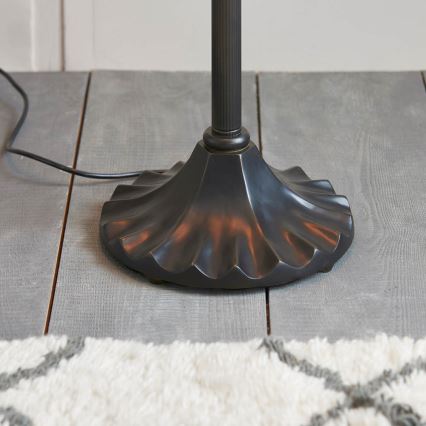 Endon 64192 - Stojacia lampa Tiffany JAMELIA 2×E27/60W/230V Ø 50 cm